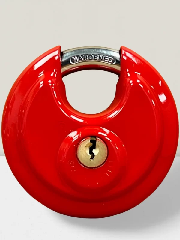 painted disc locks