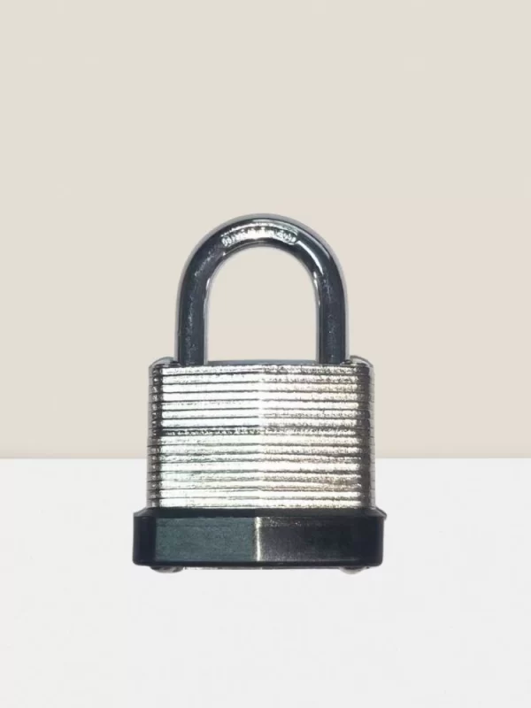 laminated steel padlock